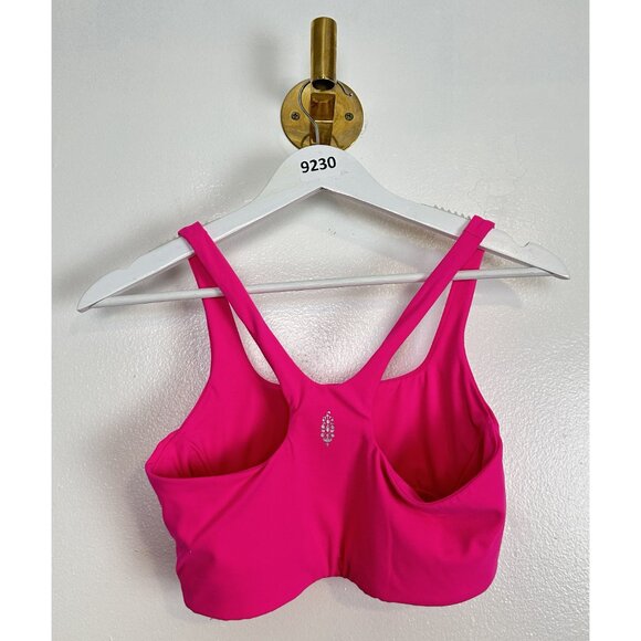 FREE PEOPLE Never Better Square Neck Bra in Hot Pink Size Small - Picture 9 of 14